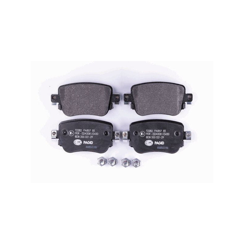 Pastiglie freno asse posteriore - HELLA BRAKE