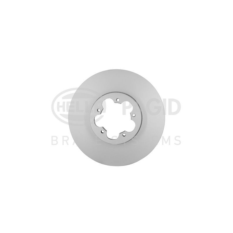 Disco freno asse anteriore - HELLA BRAKE