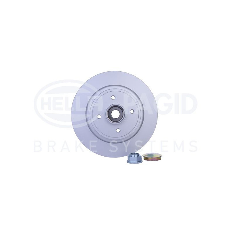 Disco freno asse posteriore - HELLA BRAKE