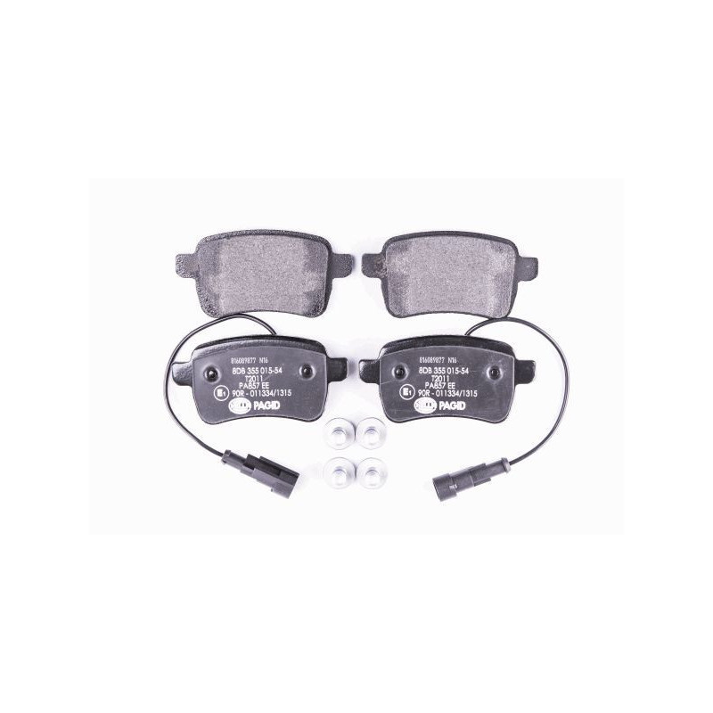 Pastiglie freno asse posteriore - HELLA BRAKE