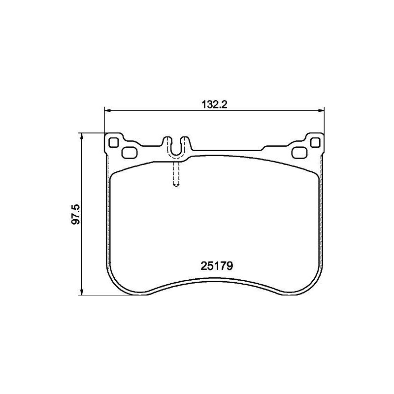 Pastiglie freno asse anteriore - HELLA BRAKE
