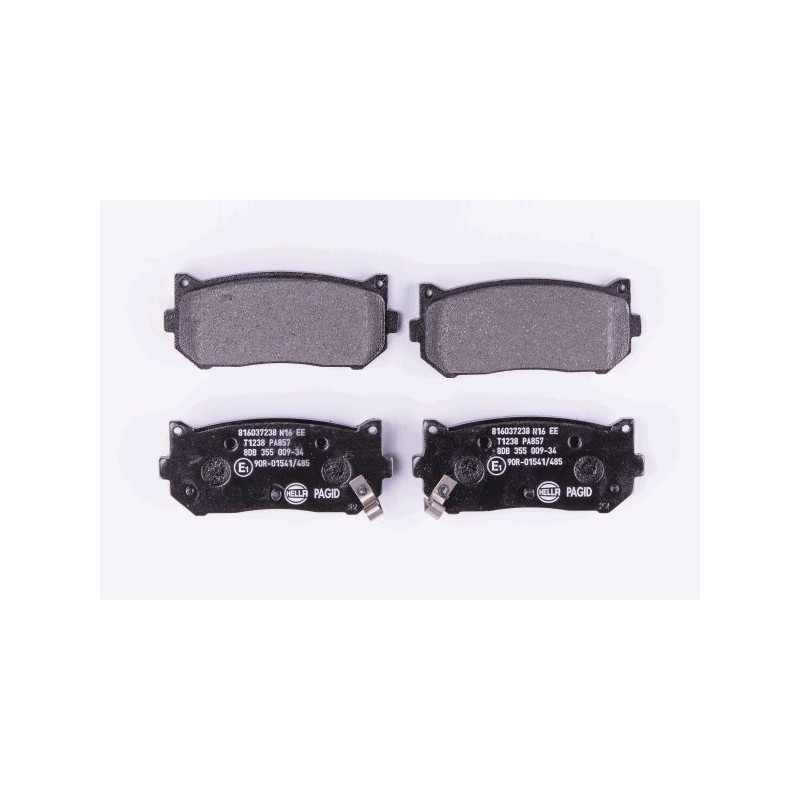 Pastiglie freno asse posteriore - HELLA BRAKE