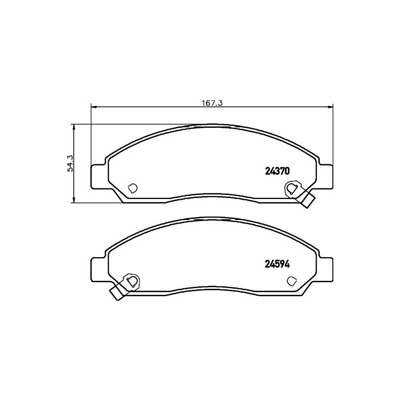 Pastiglie freno asse anteriore - HELLA BRAKE