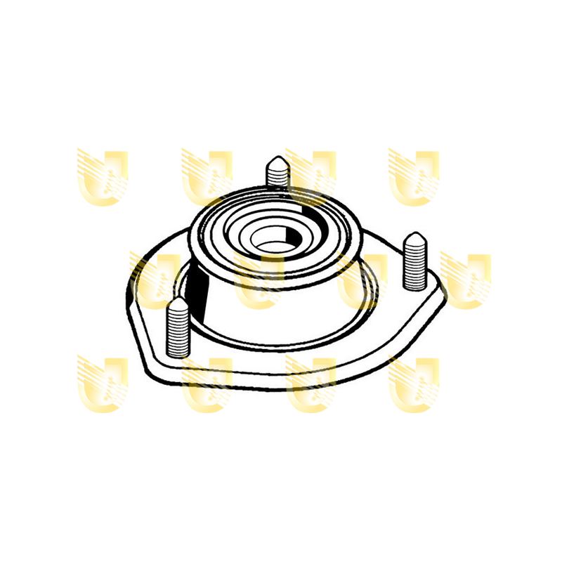 Supporto ammortizzatore asse anteriore - UNIGOM