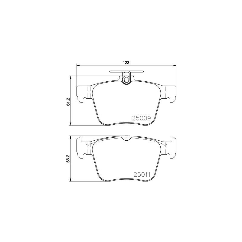 Pastiglie freno asse posteriore - HELLA BRAKE