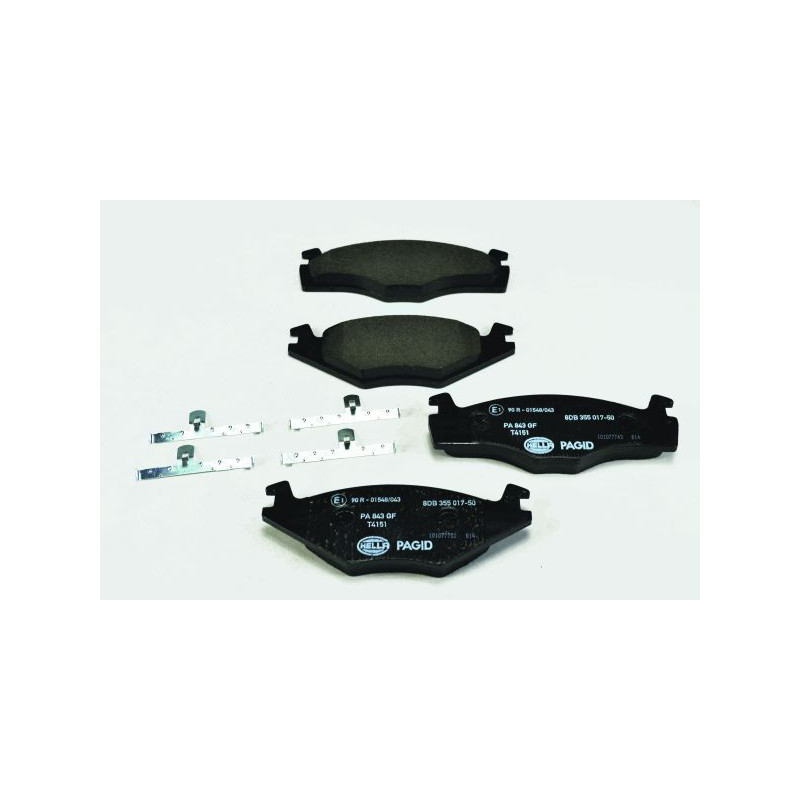 Pastiglie freno asse anteriore - HELLA BRAKE