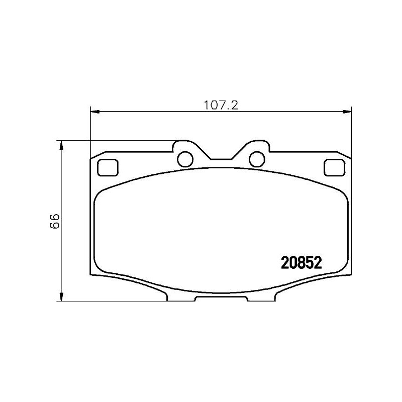 Pastiglie freno asse anteriore - HELLA BRAKE