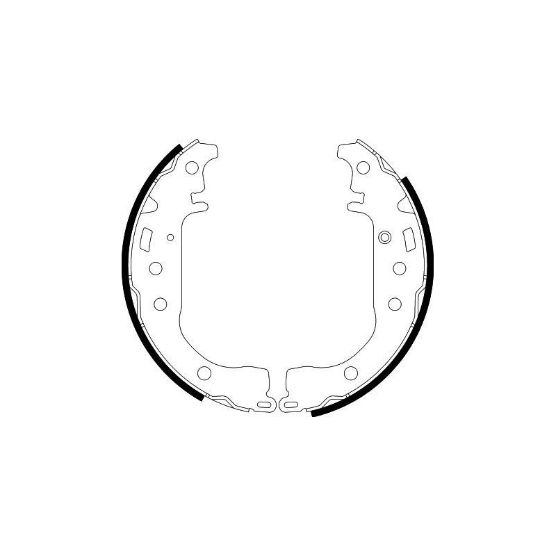 Ganasce freno - HELLA BRAKE