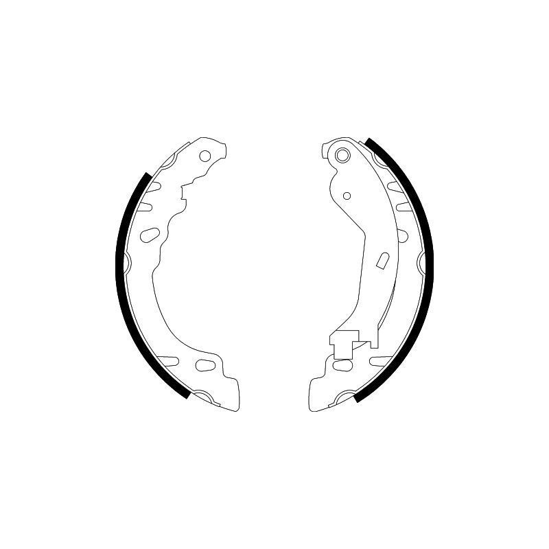 Ganasce freno - HELLA BRAKE