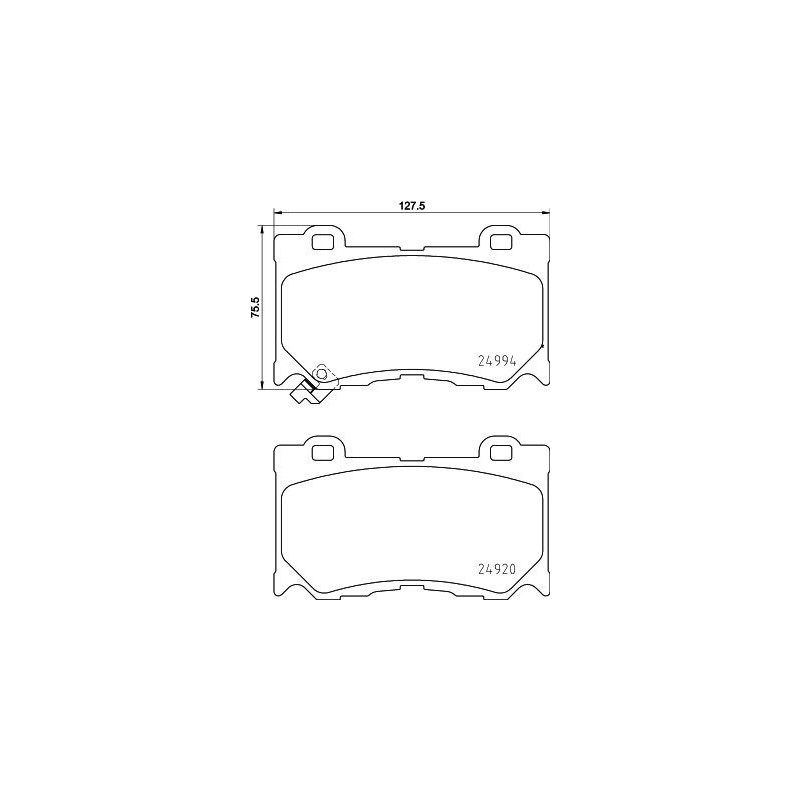 Pastiglie freno asse anteriore - HELLA BRAKE