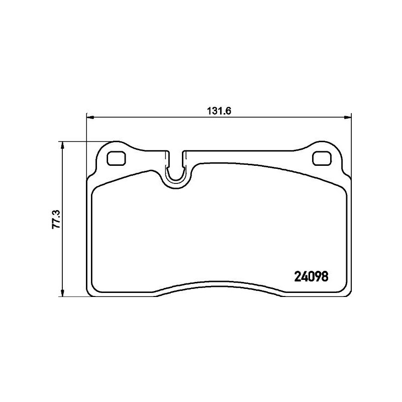Pastiglie freno asse anteriore - HELLA BRAKE