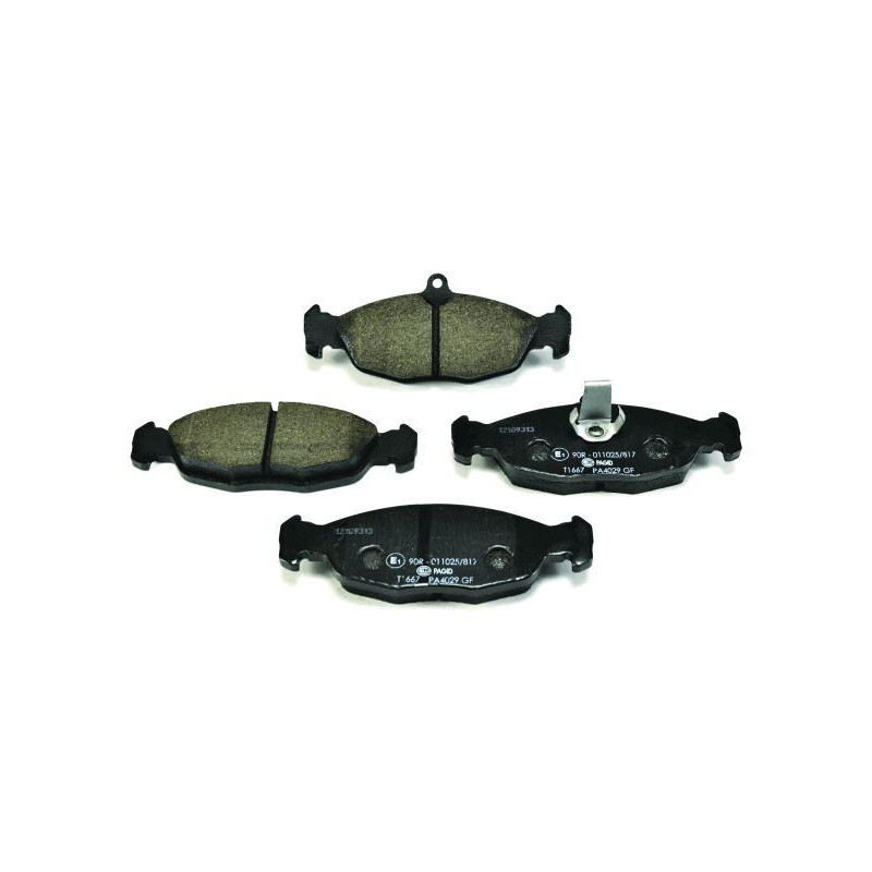 Pastiglie freno asse posteriore - HELLA BRAKE