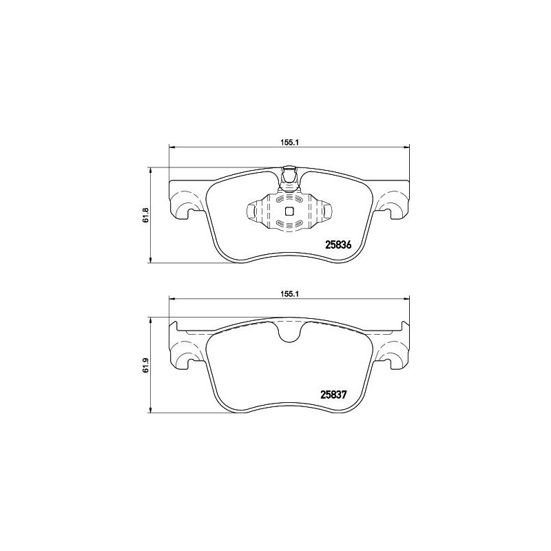 Pastiglie freno asse anteriore - HELLA BRAKE