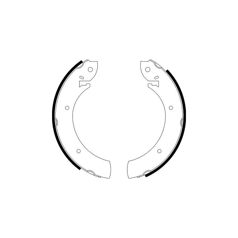 Ganasce freno - HELLA BRAKE