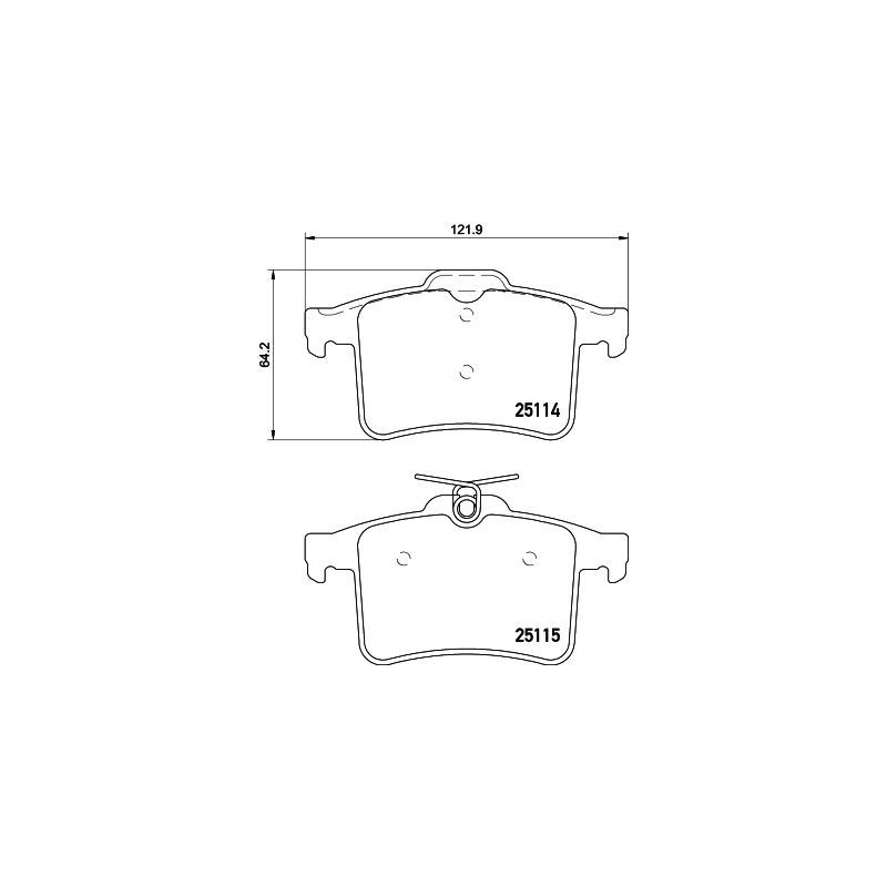 Pastiglie freno asse posteriore - HELLA BRAKE