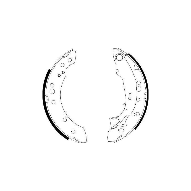 Ganasce freno - HELLA BRAKE