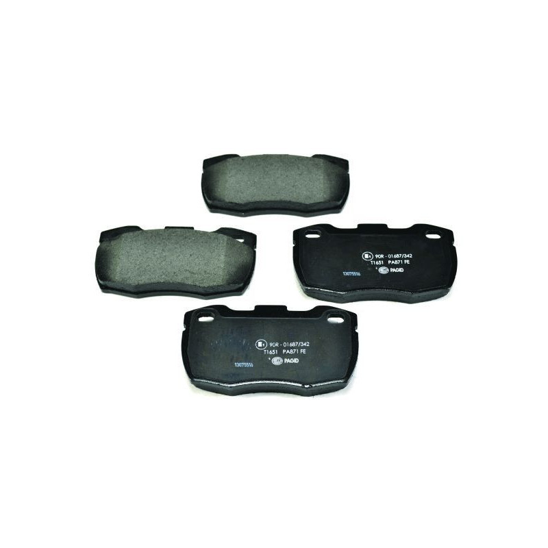 Pastiglie freno asse anteriore - HELLA BRAKE