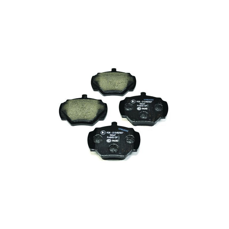 Pastiglie freno asse posteriore - HELLA BRAKE