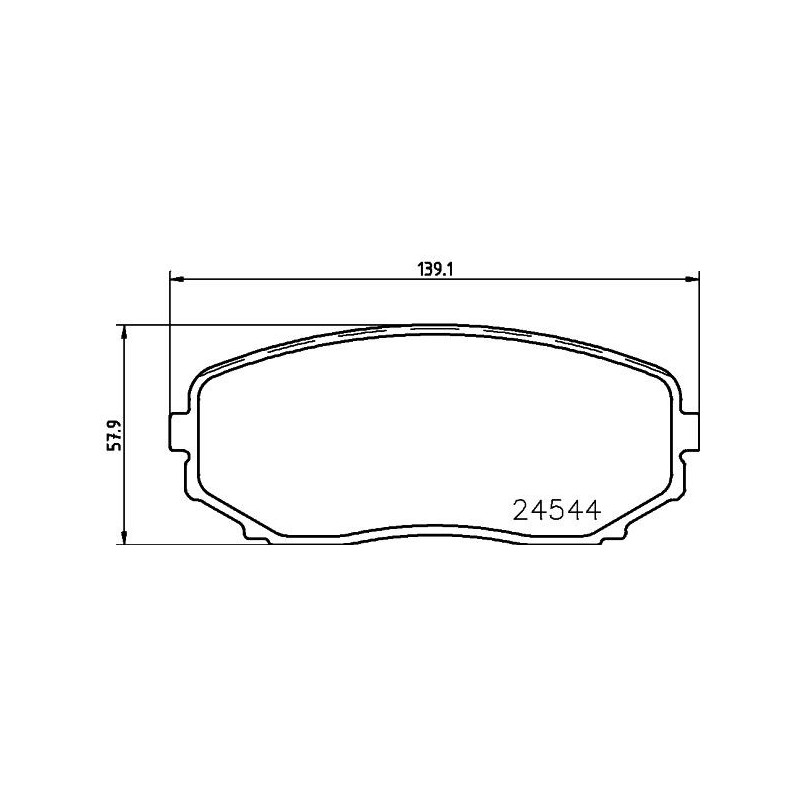 Pastiglie freno asse anteriore - HELLA BRAKE