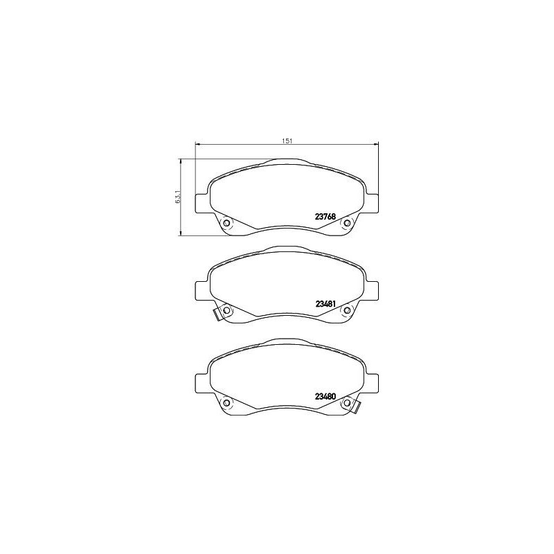 Pastiglie freno asse anteriore - HELLA BRAKE