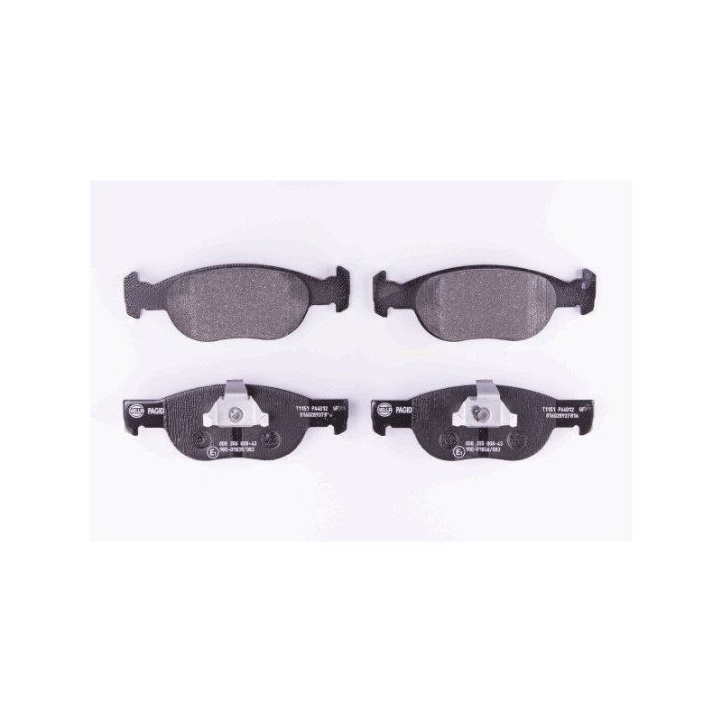 Pastiglie freno asse anteriore - HELLA BRAKE