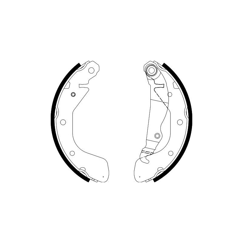 Ganasce freno - HELLA BRAKE