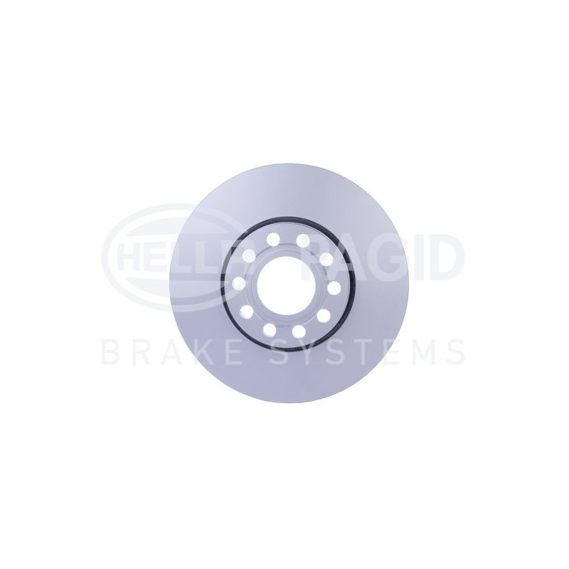 Disco freno asse anteriore - HELLA BRAKE