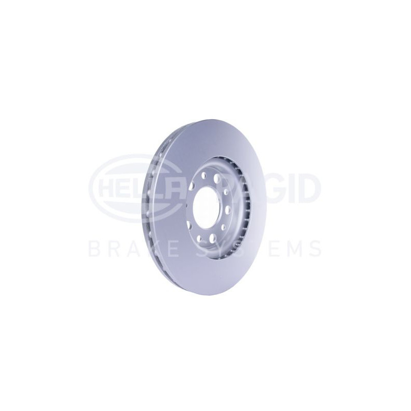 Disco freno asse anteriore - HELLA BRAKE