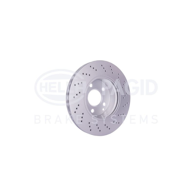 Disco freno asse anteriore - HELLA BRAKE