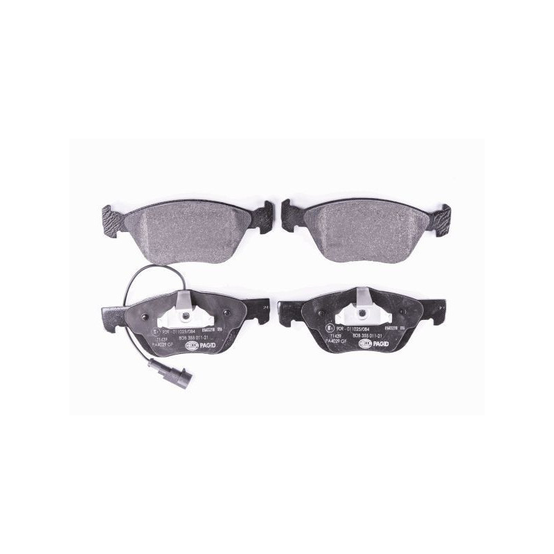 Pastiglie freno asse anteriore - HELLA BRAKE