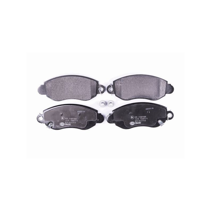 Pastiglie freno asse anteriore - HELLA BRAKE