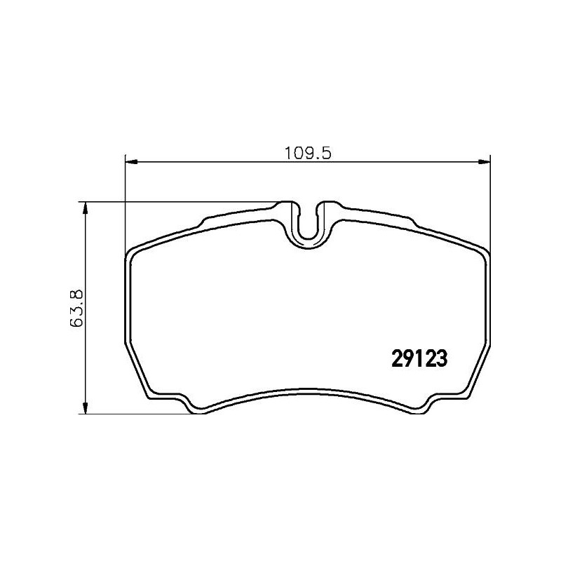 Pastiglie freno asse posteriore - HELLA BRAKE