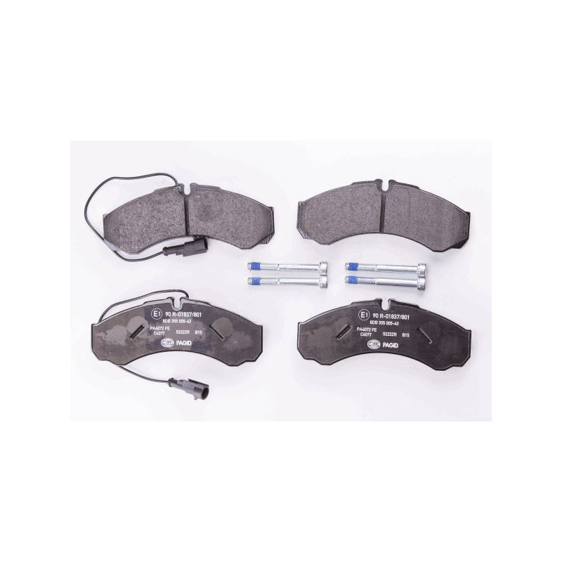 Pastiglie freno asse anteriore - HELLA BRAKE