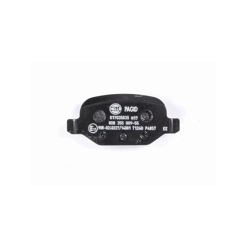 Pastiglie freno asse posteriore - HELLA BRAKE