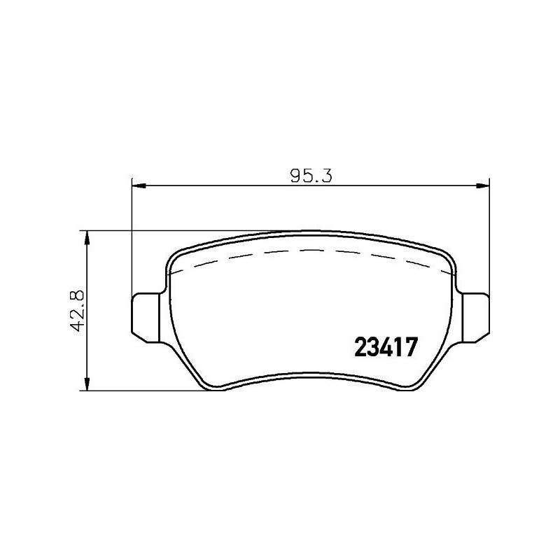 Pastiglie freno asse posteriore - HELLA BRAKE