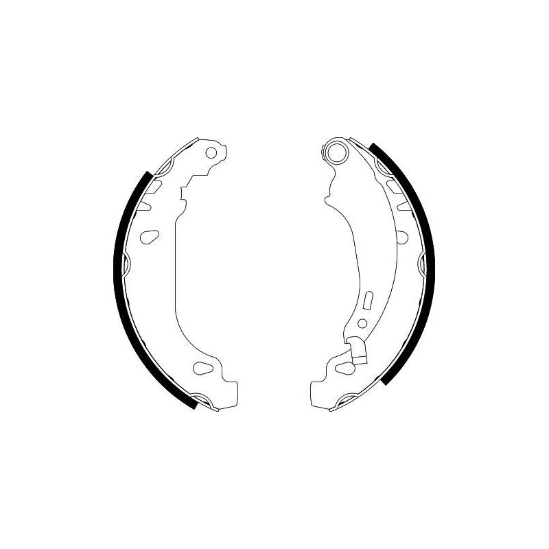 Ganasce freno - HELLA BRAKE