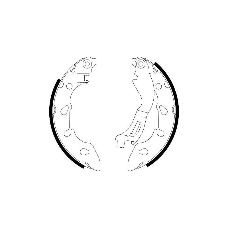 Ganasce freno - HELLA BRAKE