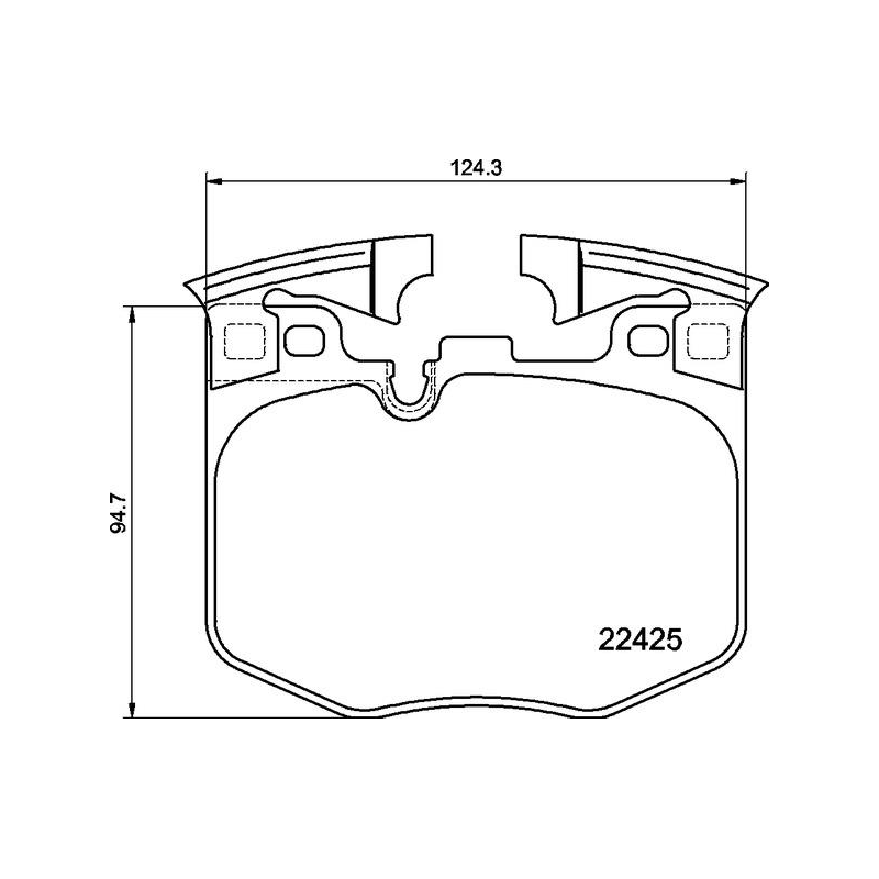 Pastiglie freno asse anteriore - BREMBO