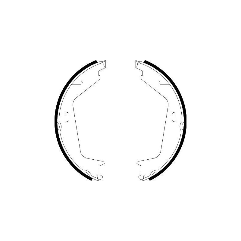 Ganasce freno - HELLA BRAKE