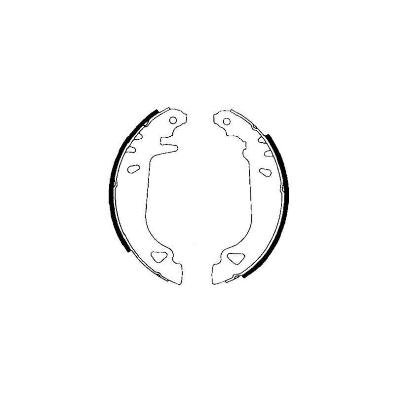 Ganasce freno - HELLA BRAKE