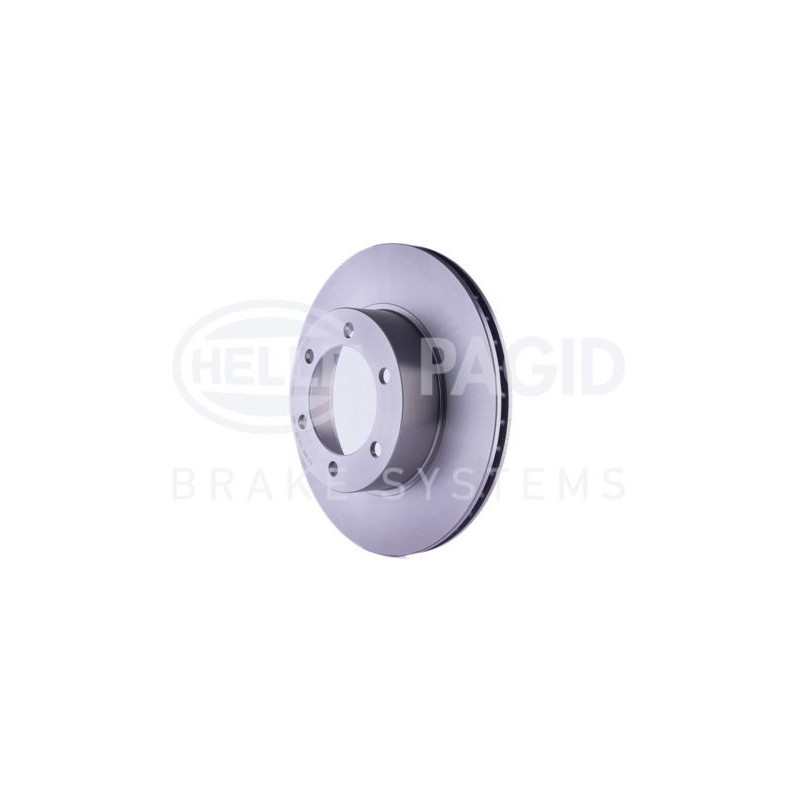Disco freno asse anteriore - HELLA BRAKE