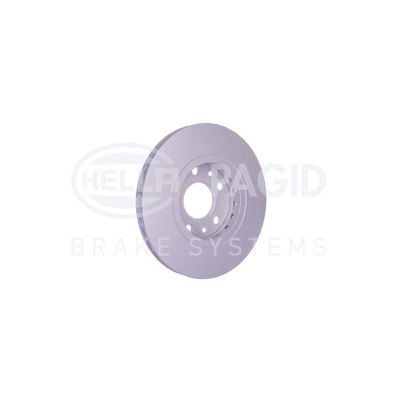 Disco freno asse anteriore - HELLA BRAKE
