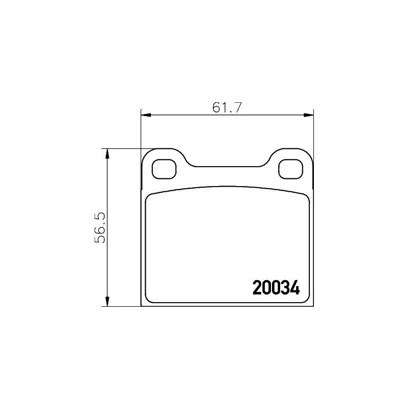 Pastiglie freno asse anteriore - HELLA BRAKE