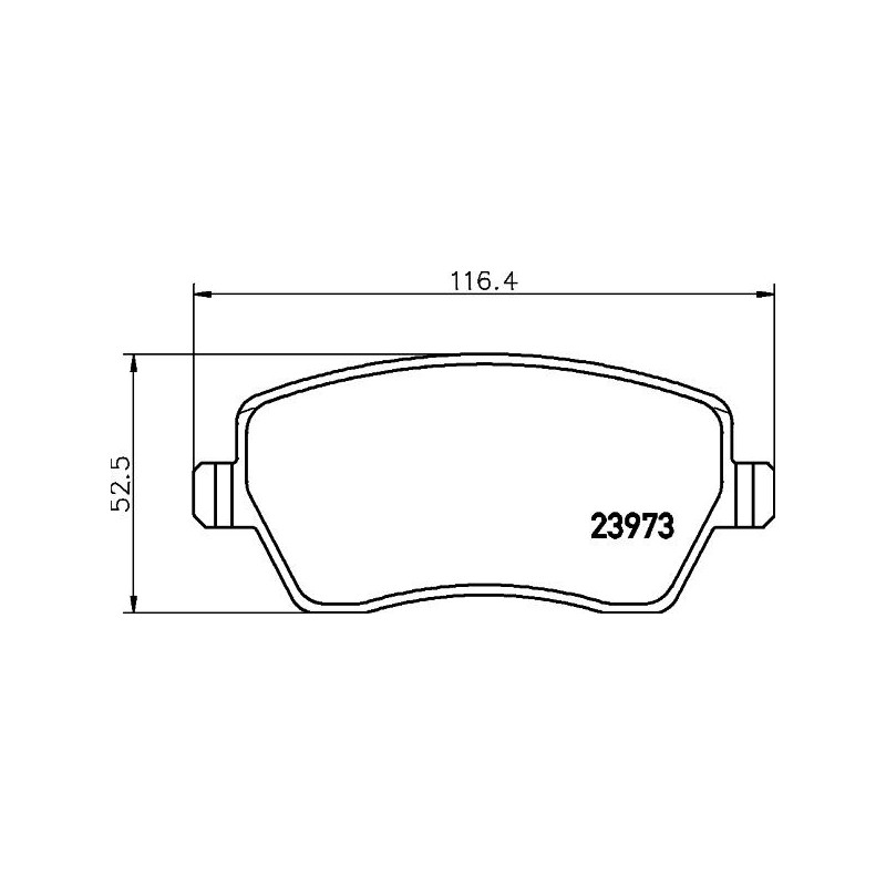 Pastiglie freno asse anteriore - HELLA BRAKE