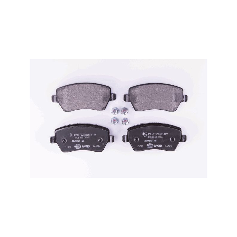 Pastiglie freno asse anteriore - HELLA BRAKE