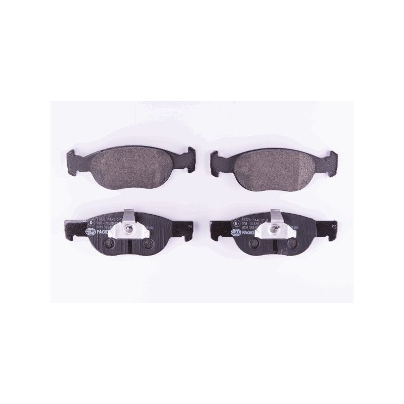 Pastiglie freno asse anteriore - HELLA BRAKE