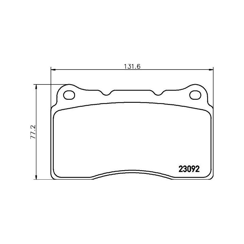 Pastiglie freno asse anteriore - HELLA BRAKE