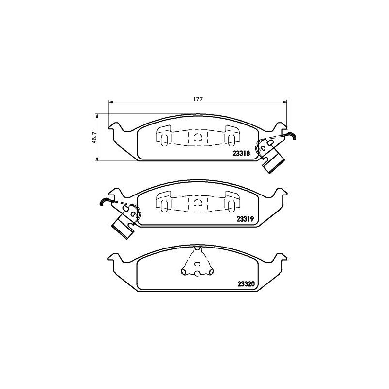 Pastiglie freno asse anteriore - HELLA BRAKE