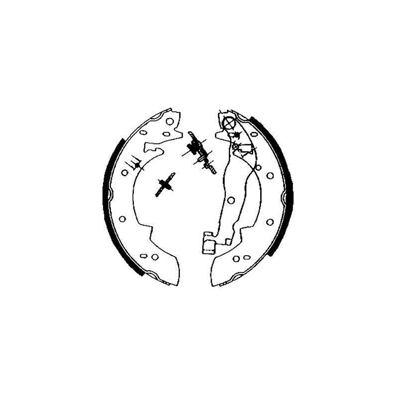 Ganasce freno - HELLA BRAKE