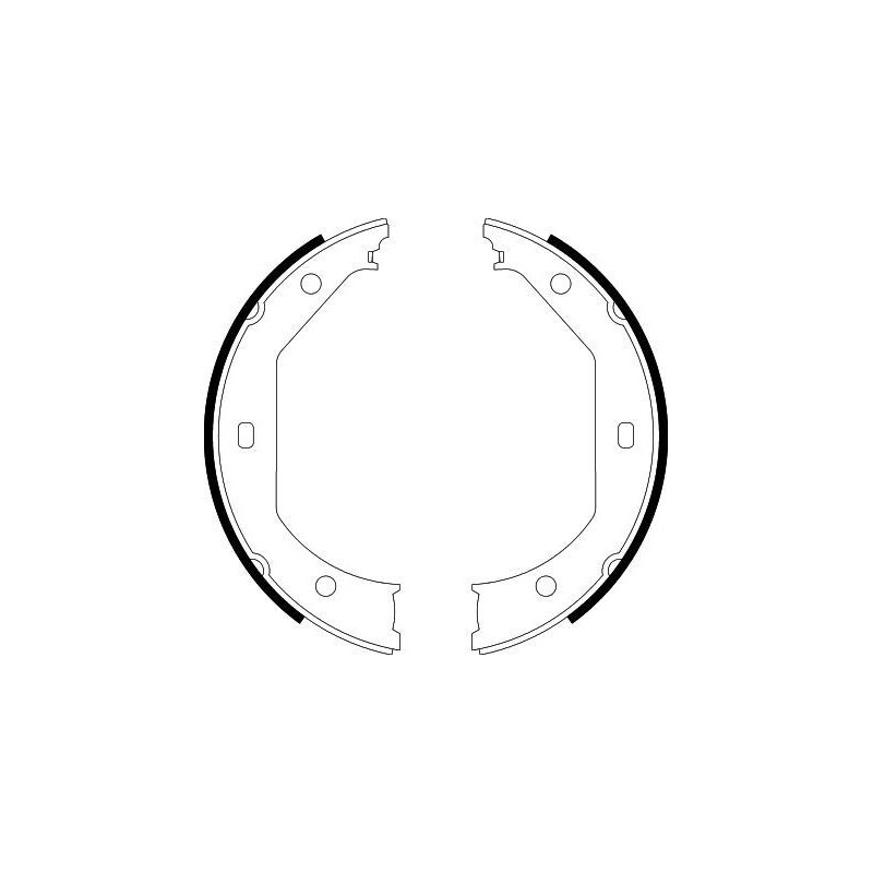 Ganasce freno - HELLA BRAKE